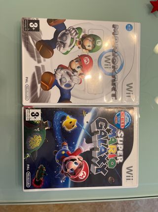 Mario Kart Wii y Super Mario Galaxy Wii reservado