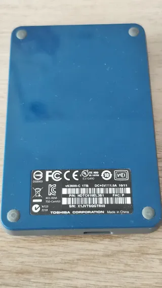 Disco Duro Externo Toshiba 1TB Azul