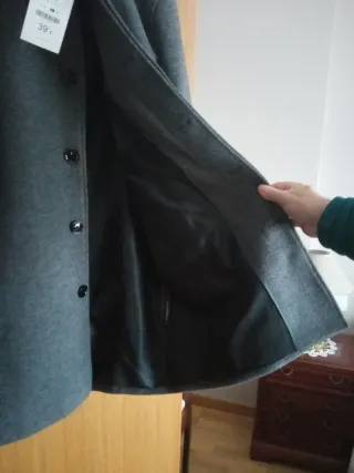 Chaquetón gris