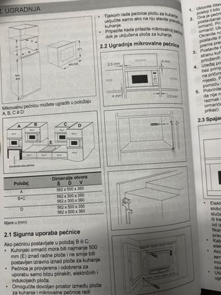 Microondas AEG empotrable casi nuevo