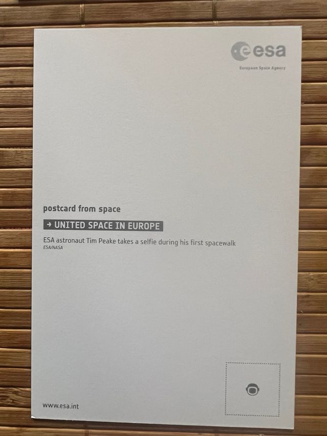 Postales del espacio de Agencia Espacial Europea