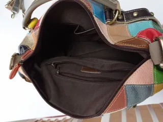 Bolso Piel Multicolor Mujer Nuevo