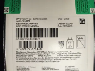 OPPO Reno14 5G y 2x TCL 50 Pro NXTPAPER 5G