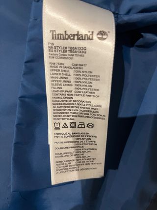 Chaqueta Timberland Hombre Azul