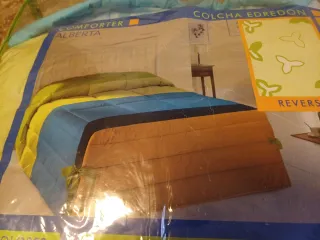 Edredón Colcha Cama 150cm Reversible