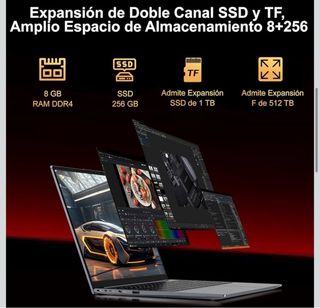 NUEVO Portátil 15.6 Celeron N5095 8GB RAM 256GB