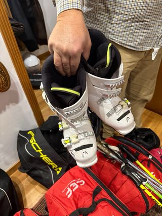 Esquís Fischer Race + Botas Infantil