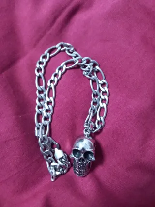 Cadena Acero Colgante Calavera