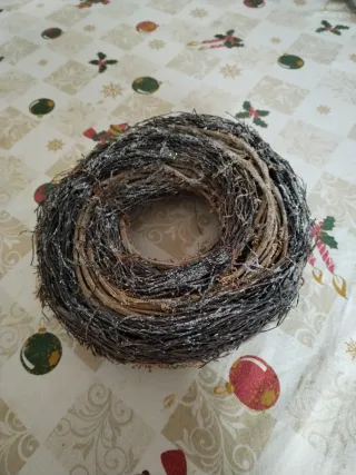 Corona de Navidad para centro de mesa