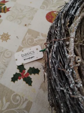 Corona de Navidad para centro de mesa