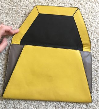 Bolso Clutch Zara Mostaza