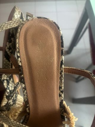 Sandalias El Caballo Mujer Piel Multicolor