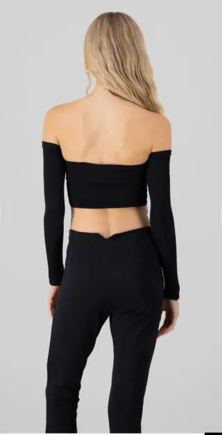 Top Zara con pedrería