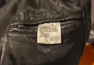 Chaqueta Cuero Forescat 3/4 Negra Talla XL