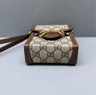 Borsa a tracolla Gucci monogramma