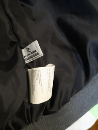 Cazadora Rip Curl cuadros gris oscuro Talla L