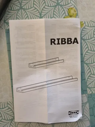 Estantería IKEA RIBBA Negra 115cm largo. Tengo 2.