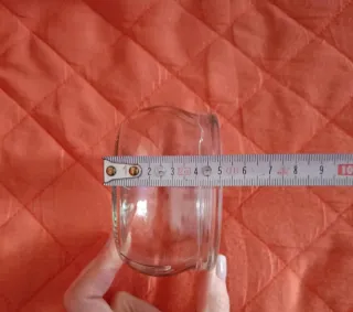 Barattoli in vetro trasparenti cm 8,5 x cm 5 circa