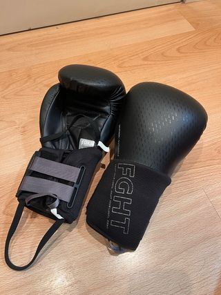 Guantes Boxeo FIGHT Negros