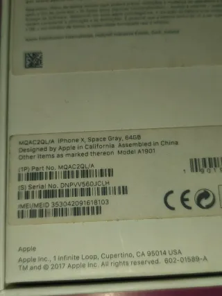 2 Cajas Vacías iPhone Apple