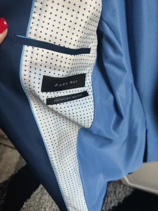 Americana azul caballero