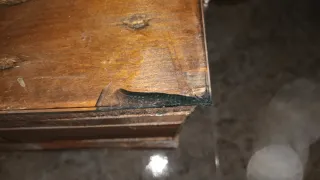 Mesa de estilo industrial hecha con pallets