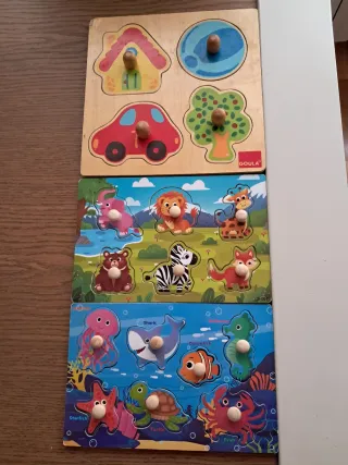 Lote Juguetes Bebé: Piano, Bloques, Puzzles