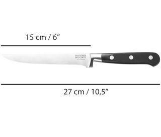 Lote Jamonero Acero Inox. + Cuchillos