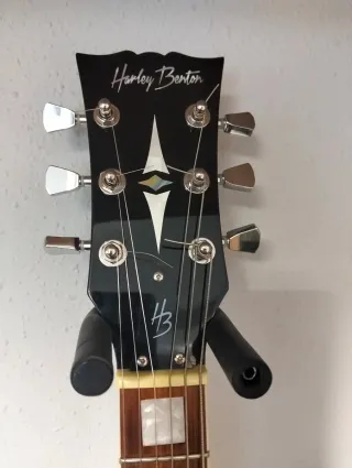 Guitarra zurdos semi hueca Harley Benton