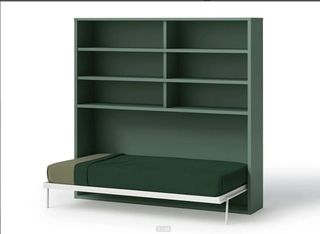 CAMA ABATIBLE 90×190 CON LIBRERÍA NOVA