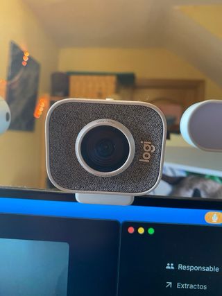 Webcam Logitech Blanca Full HD 1080 Logi