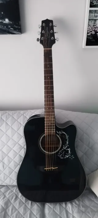 Guitarra Takamine Electroacústica Negra