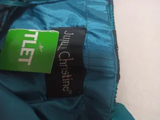 Abito da sera pizzo nero e petrolio