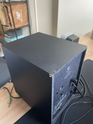 Altavoces Logitech 2.1 Negro/Plata