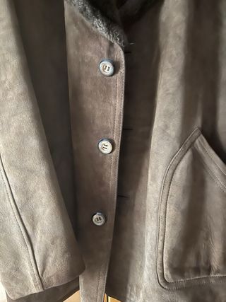 Abrigo marrón hombre talla L