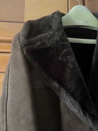 Abrigo marrón hombre talla L