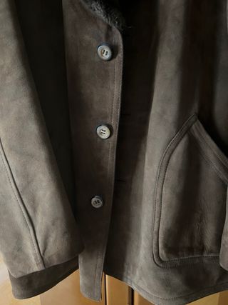 Abrigo marrón hombre talla L