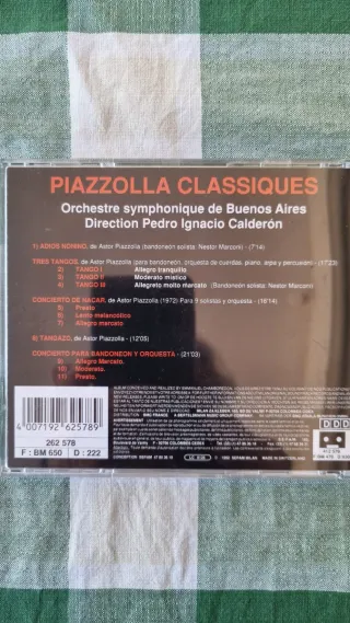 CD Astor Piazzolla Classici. Tango