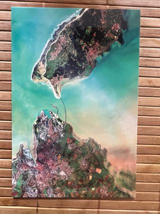 Postales con imágenes satélite. Agencia espacial E