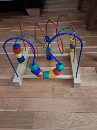 Lote 3 Juguetes Bebé: Pato y Aro Cuentas