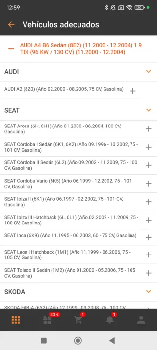 Válvula EGR 555047A Audi Seat Skoda vw