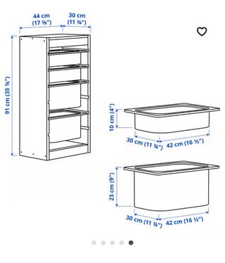 Cajonera Juguetes Ikea Trofast Madera