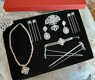 Aderezo Fallera Plata Nuevo