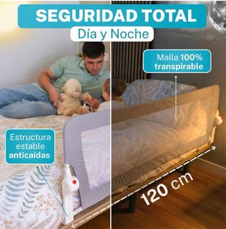 NUEVA Barrera Cama Almar Baby 120cm Plegable