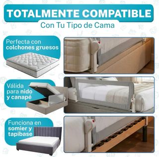 NUEVA Barrera Cama Almar Baby 120cm Plegable