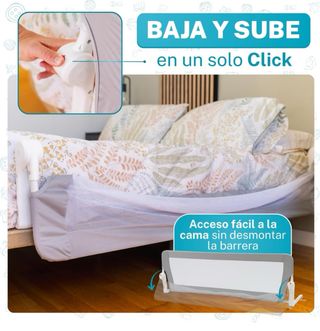 NUEVA Barrera Cama Almar Baby 120cm Plegable