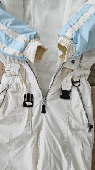 Mono de esquí Himalaya blanco y azul