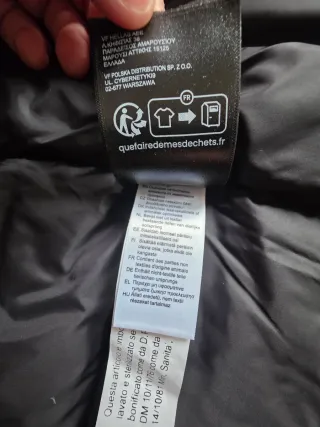 Abrigo The North Face Negro Plumas