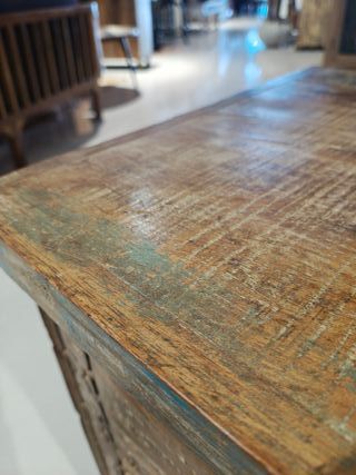 Conjunto Mesitas Noche Goa Madera y Metal