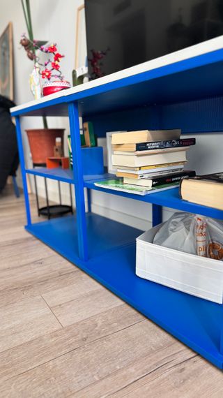 Estantería IKEA PLATSA Azul y Blanca